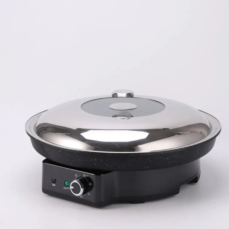 

18 Inch Commercial Pizza Oven - Non-Stick , 15L Large Capacity, Adjustable Temp, Electric, Fast Heating & Stainless Steel