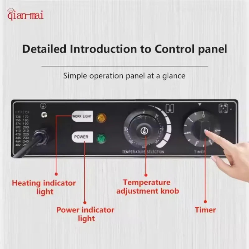ماكينة صنع الوافل الكهربائية المصنوعة من الفولاذ المقاوم للصدأ سهلة التشغيل وآلة تحميص البيض آلات الوجبات الخفيفة الجديدة مع تصميم الابتسامة