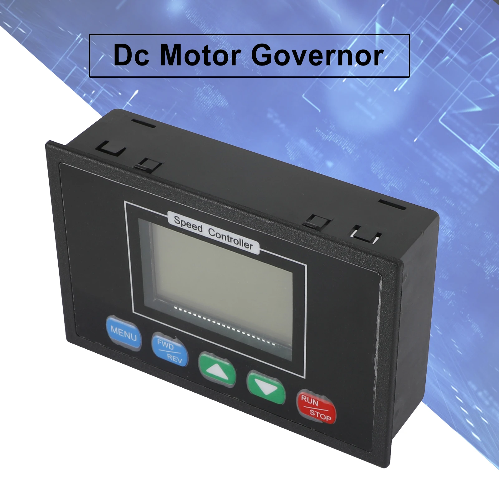 Areyourshop DC 10-55V Digital PWM DC Motor Speed Controller 0~100% 40A Time Reversible