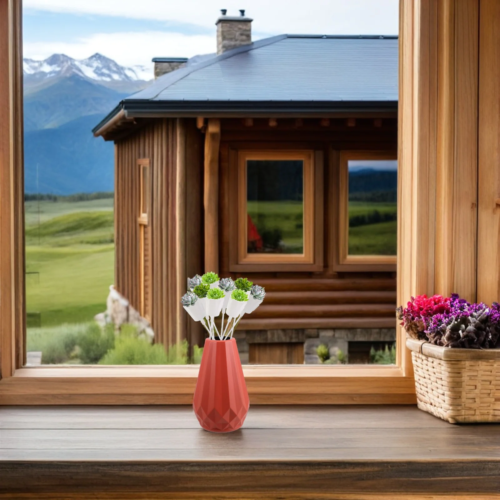 12 مجموعات صندوق تعبئة النباتات حامل باقة زهور عصارية صغيرة قابلة للفصل أداة ترتيب ذاتية الصنع لا حامل عرض التربة للزهور #6