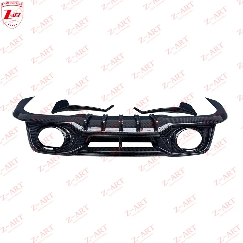 Z-ART 992 TA Dry Carbon Fiber Rear Diffuser for Porsche 992 911 Turbo S Prepreg carbon fiber Tail Lip for 911 Turbo S 2019+