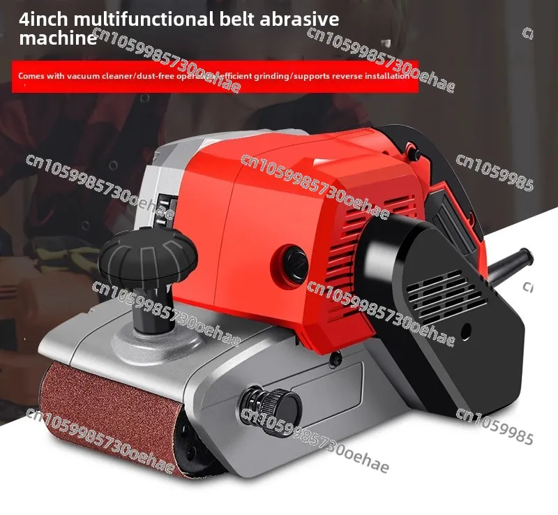 Flip Flip Belt Machine Portable Sander Mini Flat Sander Small Sandpaper Machine Polishing Machine Woodworking Household