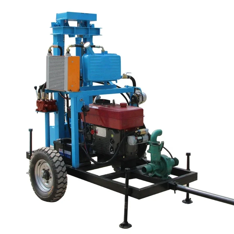 Micro water well drilling rig rotary drilling for sale at a low price