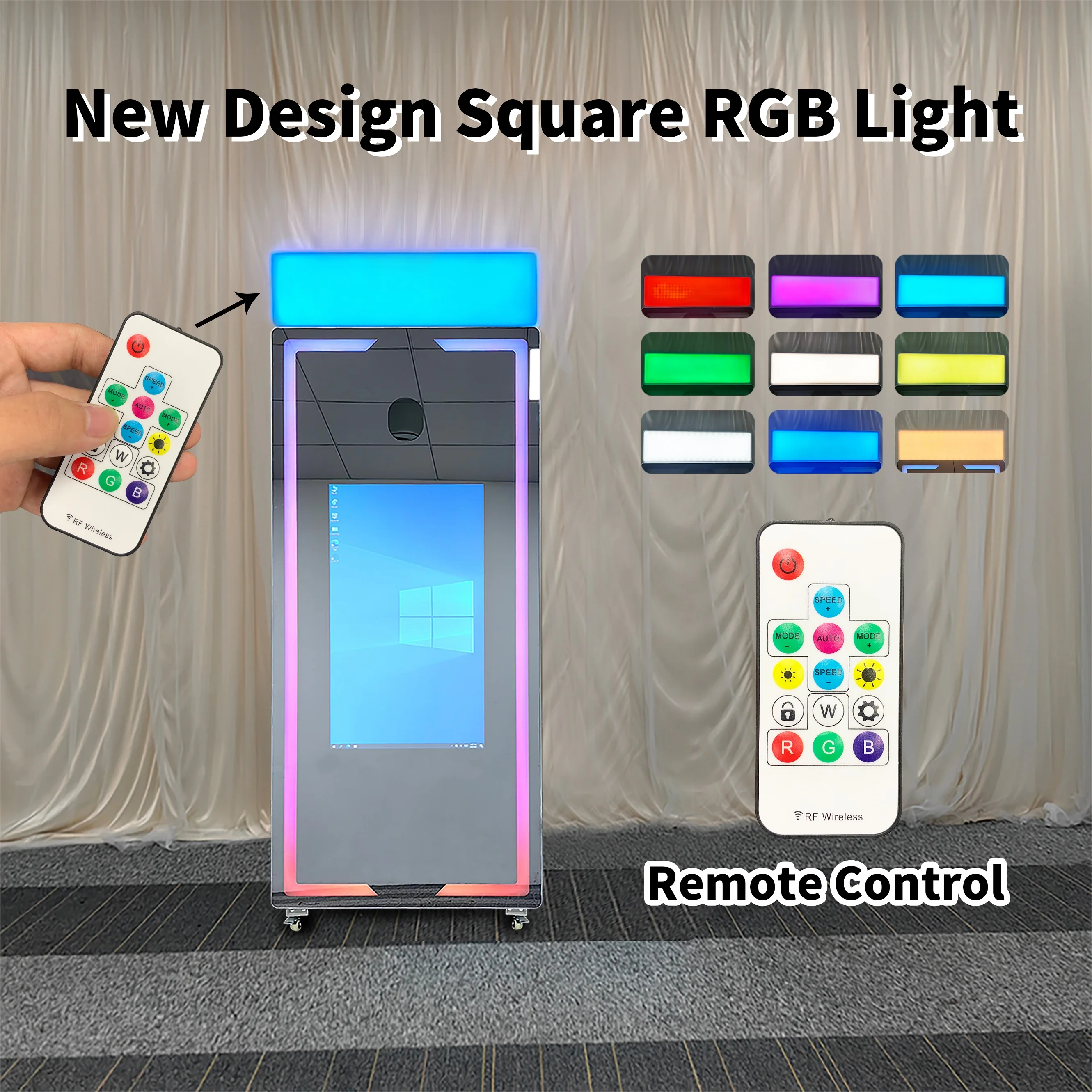 ZJW high-quality hot selling customized products Mini PC Photo Booth Machine With DSLR  Mirror Touch Screen Sale Magic Mirror Ph