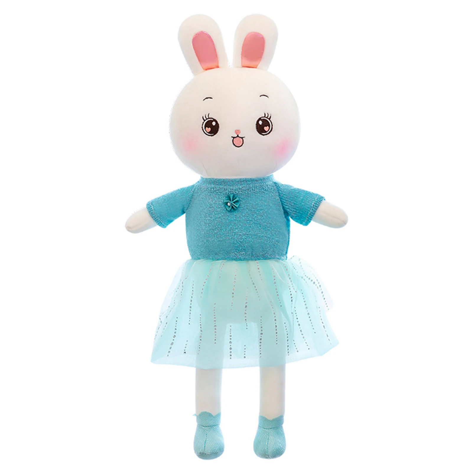 

Cute Cartoon Rabbit Plush Toy Super Soft Stuffed Animals Throw Pillow For Home