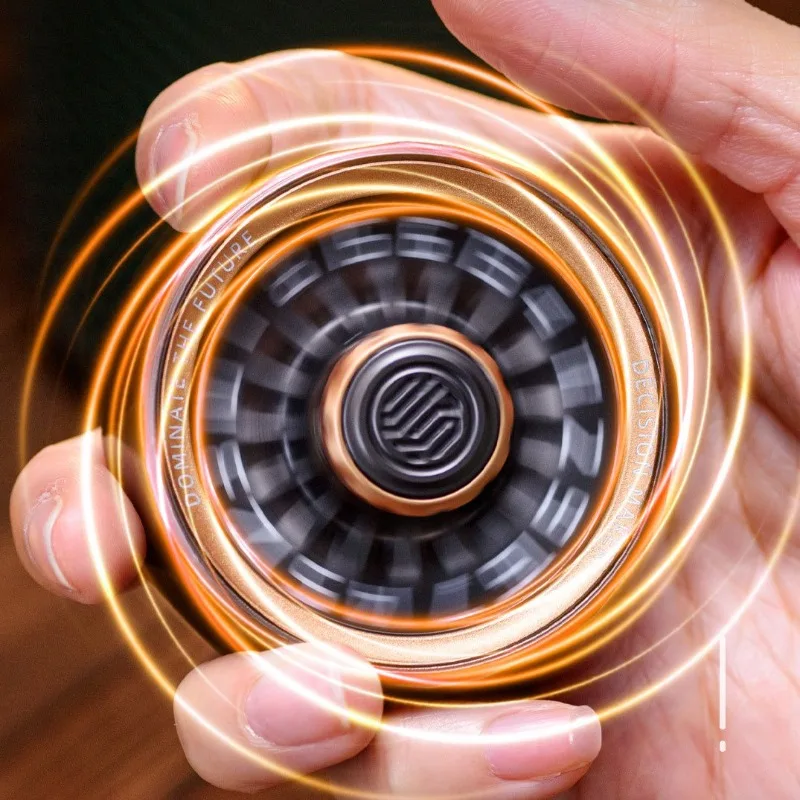 ของเล่น EDC ฟิดเจ็ตสปินเนอร์ หมุนได้ ทำจากโลหะ ช่วยคลายเครียด ของเล่นผ่อนคลายความเครียดสำหรับผู้ใหญ่ พกพาสะดวก ของเล่นสุดเท่