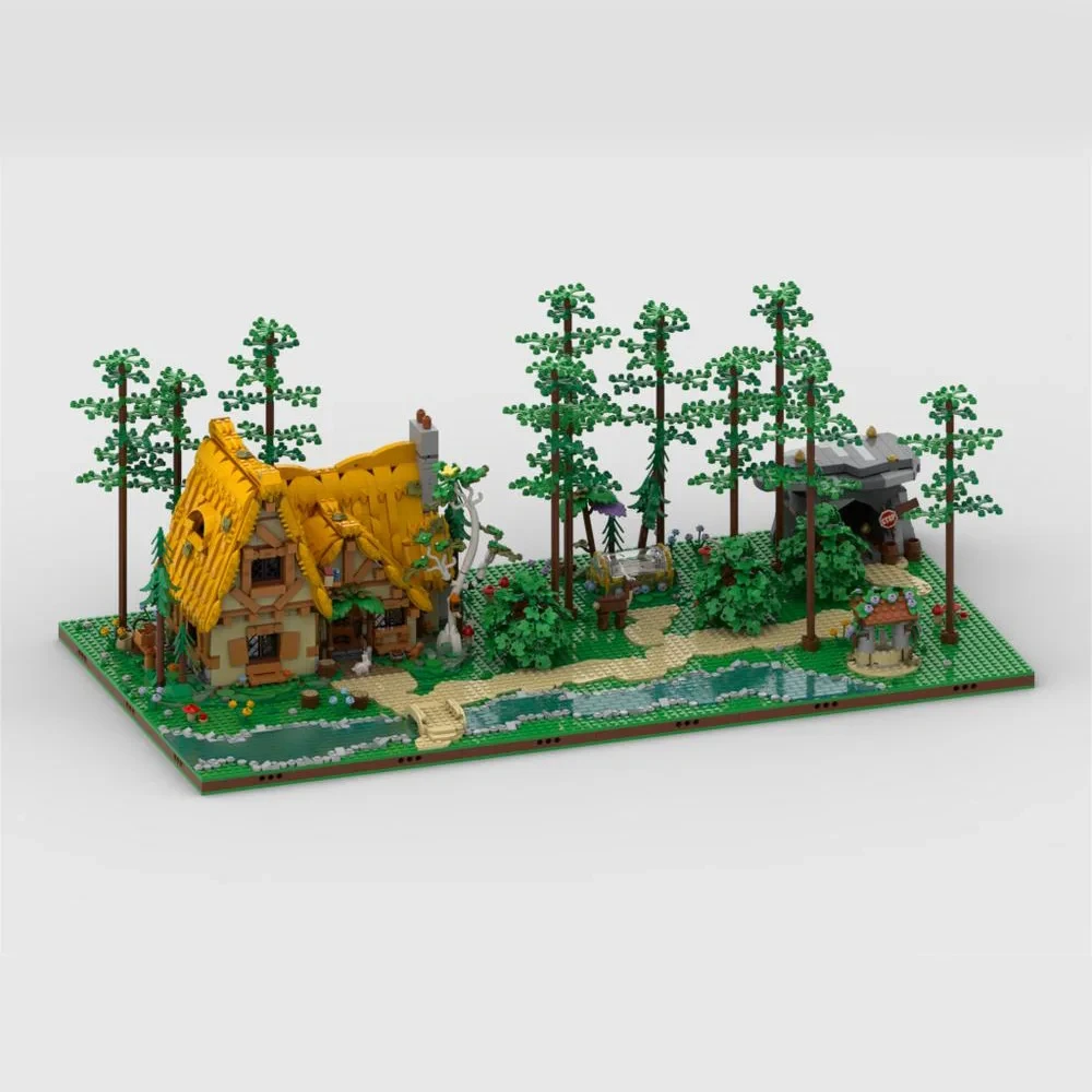 

Строительные блоки MOC-креативная архитектура, Основание Замка, Сборная модель кирпичей, игрушечный подарок, 10305, 40567, 40601, 21325, 10332, 43242