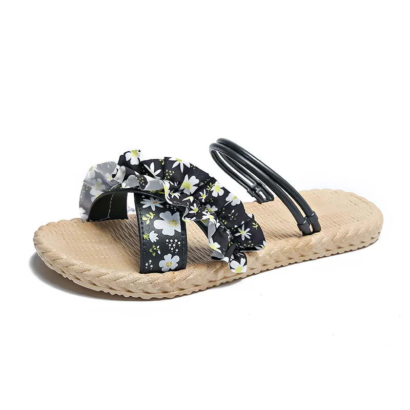 2024 neue Plattform Elevation Frauen Flip-Flops Sommer kreative Trend Gradient Strands chuhe bequeme rutsch feste Eva Home Hausschuhe