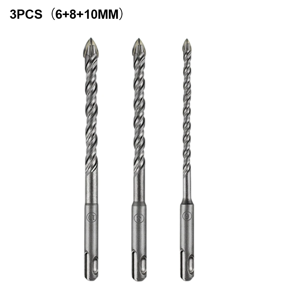 

For Home Improvement Carbide Steel Drill Cross Drill For SDS-PLUS Efficient Chip Removal Enhanced Accuracy Design