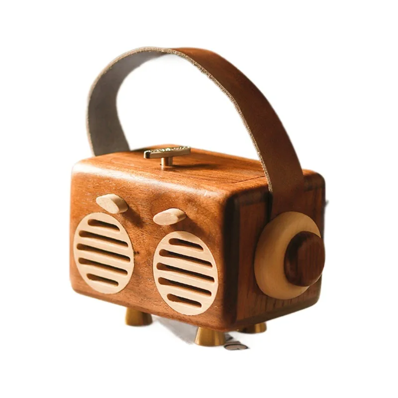 

Wooden music box tabletop ornament handmade music box