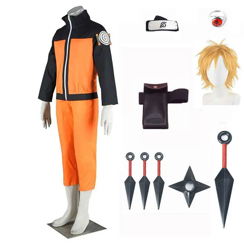 Children Adult Anime Ninja Cosplay Costume Performance Clothes Japanese Cartoon Uniform Halloween Costume