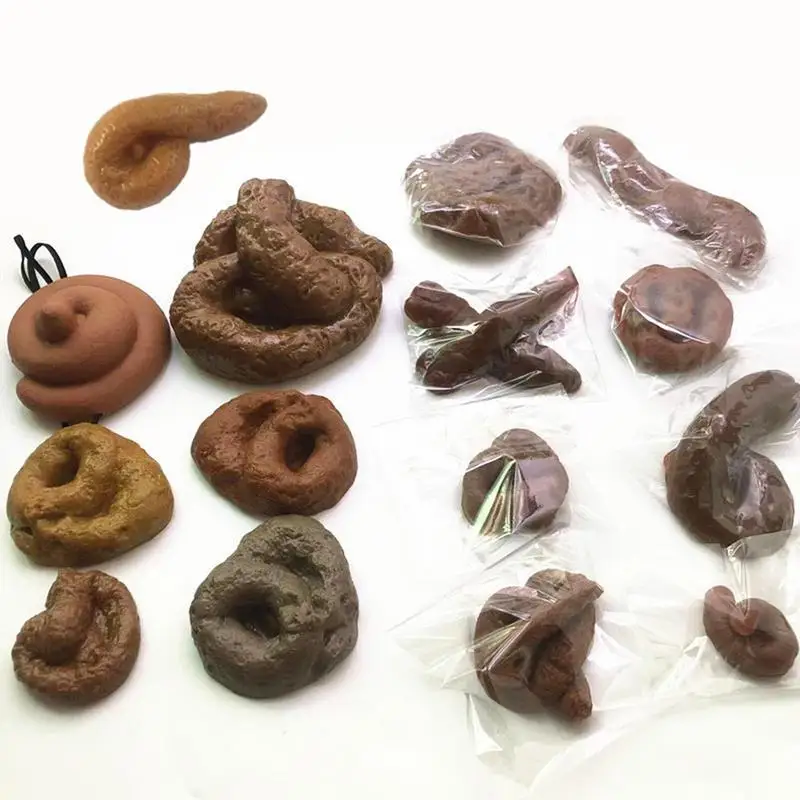 Fake Poop Set Of 15 Simulation Floating Prank Poo Toy Realistic Practical Joke Turd Toys For Halloween Party Supplies April