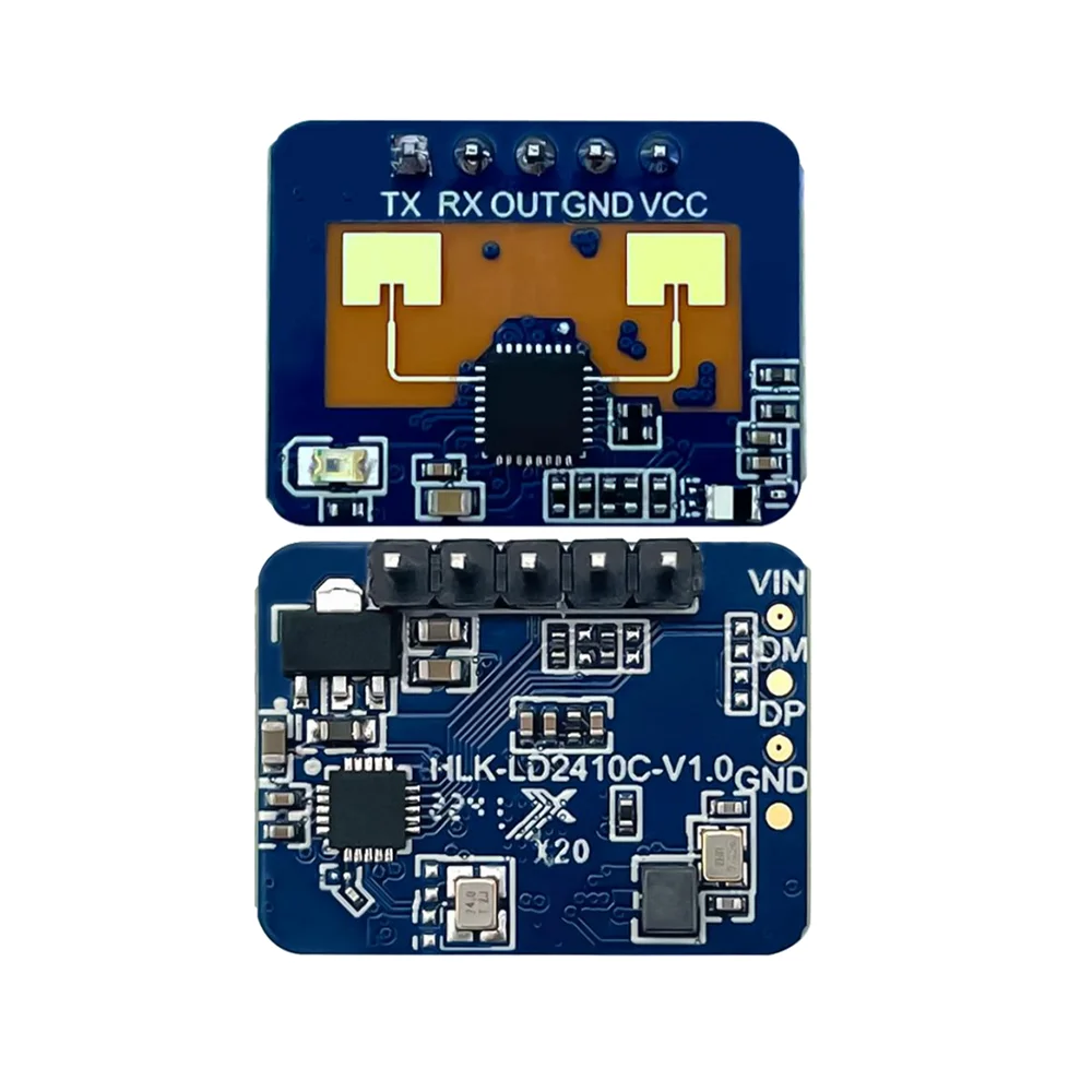 Shenzhen Hi-Link HLK-LD2410C Testkit Menselijke Aanwezigheid Lichaam Inductie Afstandsdetectie Radarsensormodule 24Ghz Ism Band Fmcw