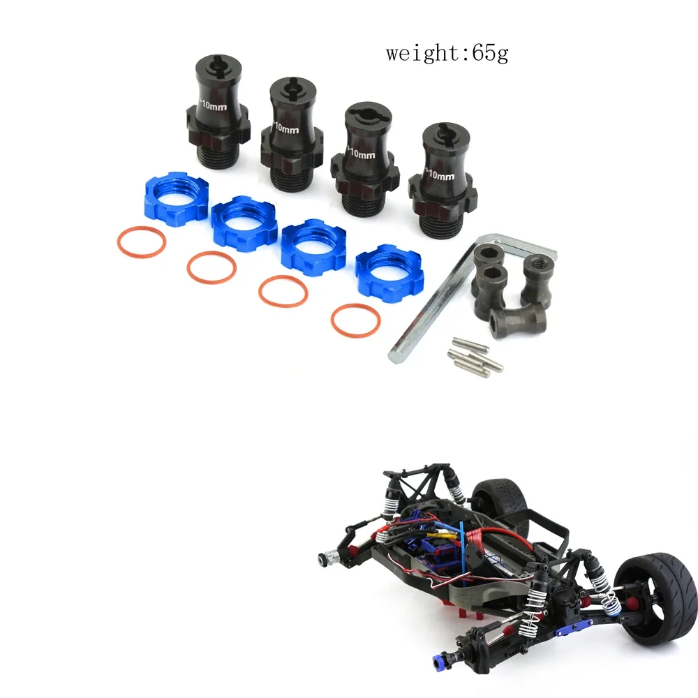 

Металлический 17 мм Расширенный шестигранный адаптер PigRC для 1/10 RC Car Traxxas Slash, нержавеющий штамп Bandit 2WD 4WD