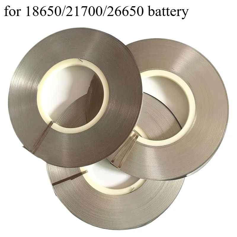 1kg 0.12/0.15/0.2mm Thickness Nickel Strip Nickel Plated Steel Belt Spot Welding 18650/21700 Li-ion Battery Welding Nickel Plate