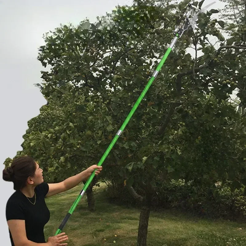 High Branch Saw 8 Section 8 M 26 Feet Retractable Removable Light Weight Strong Bearing Capacity Professional Garden Hand Tools