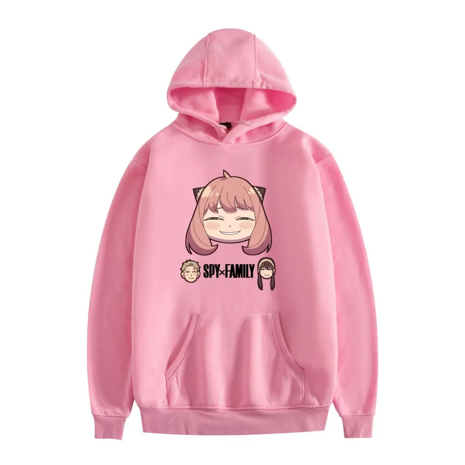 Spy X Family Anime Characters Printed Women's Clothing Casual Fashion Sports Street Style Trendy Matching Cute Hoodies