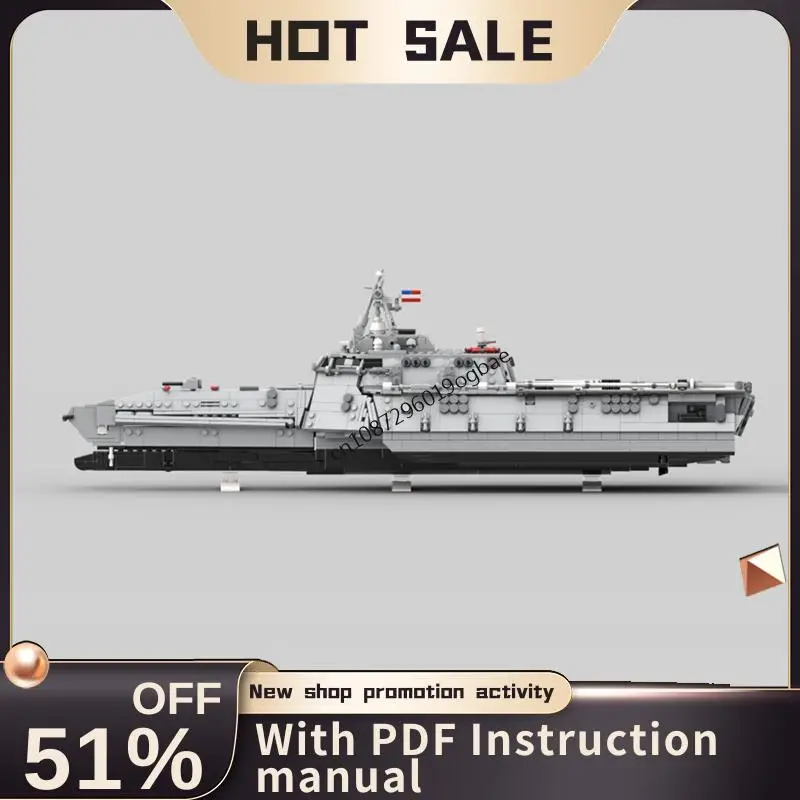 Nuevo 1529 Uds. Moc armas militares independencia (Lcs-2) modelo de bloques de construcción tecnología Diy montaje juguetes para niños regalos de vacaciones para niños