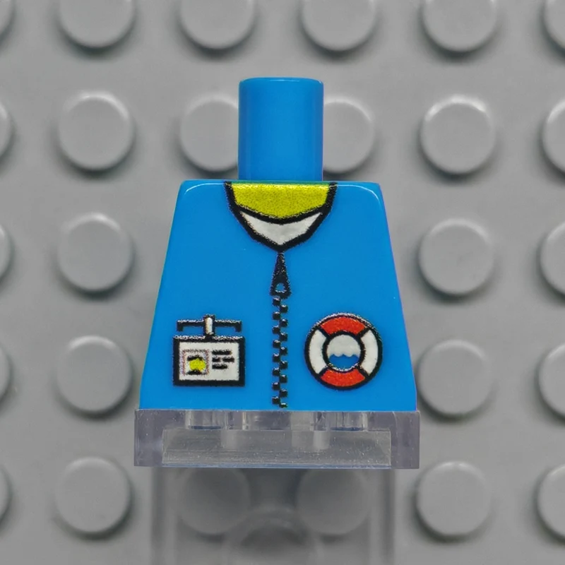 

Kury Toys DIY MOC на 993, набор 17 # 1 шт. детали строительного блока с принтом верхней части тела