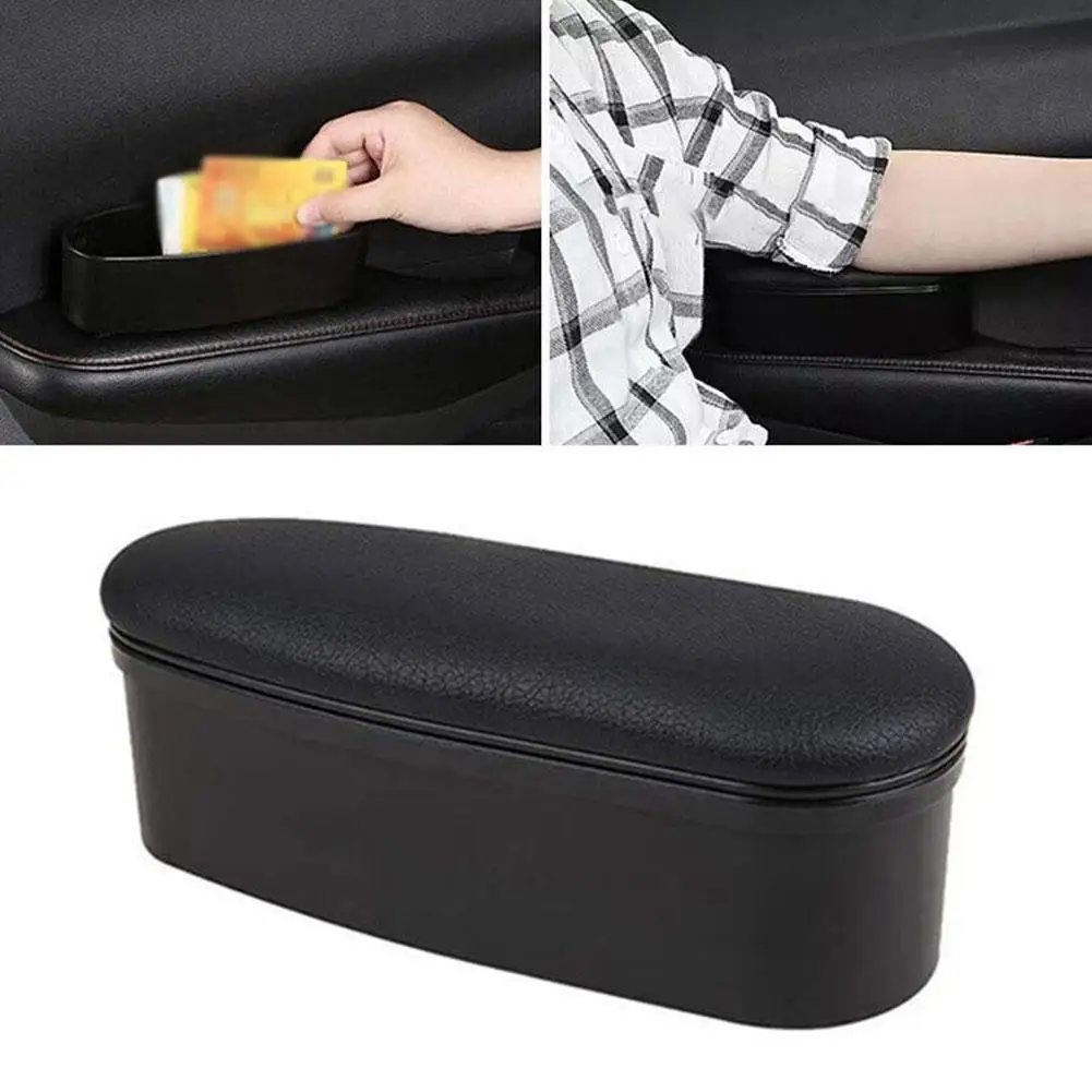 

Car Left Arm Elbow Support, Left Door Universal Armrest Pad Modification, Extension Elbow Sliding Armrest Car Storage Small I6K8