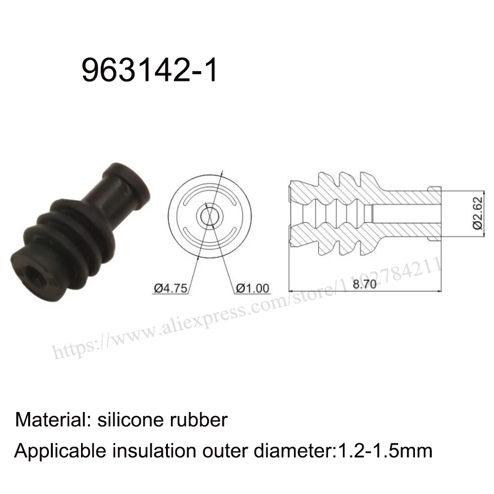 Imagem -03 - Conector Impermeável Automotivo Novidades Energy Auto Seal Terminal de Borracha Plug Soquete Pin 9631423 5000 Pcs