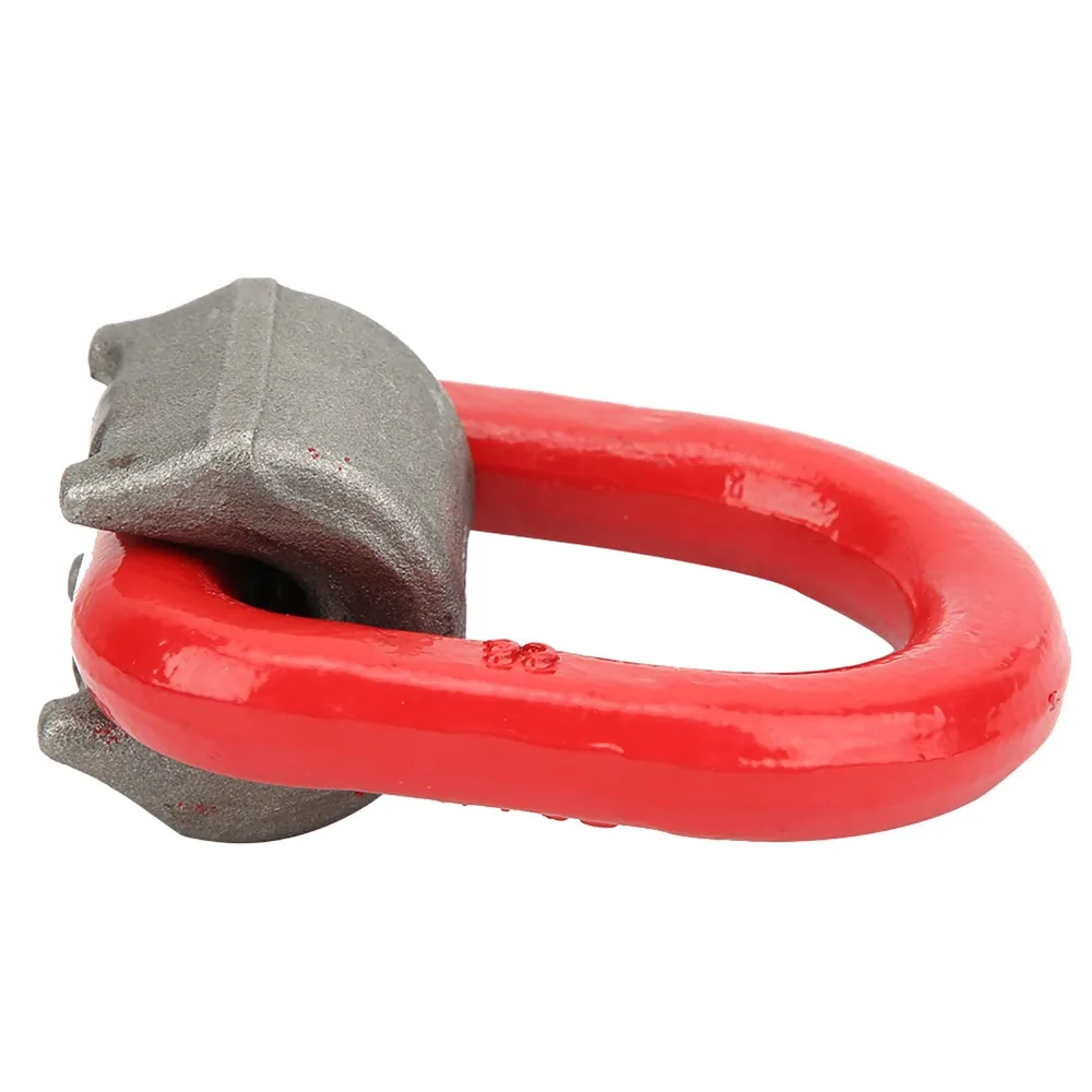 Forged Construction Forged D Ring Shackle Welded Design Durable High-Strength Lifting Ring Welded D-Ring Lifting Ring