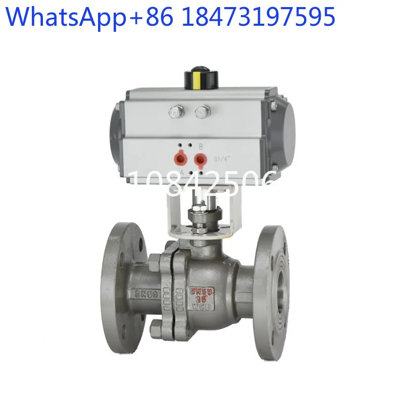 valvula-de-bola-con-brida-neumatica-q641f-16c-para-vapor-de-alta-temperatura-aceite-de-transferencia-de-calor-acero-al-carbono-acero-fundido-tipo-at