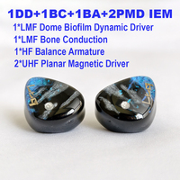 Bone Conduction IEM Earphones Hifi Headphones in-ear Monitors Earbuds Planar Driver Hybrid Technology Wired Earphone LTQ IEMs