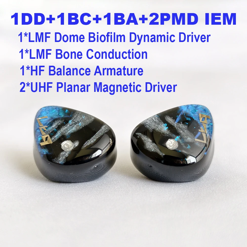 Bone Conduction IEM Earphones Hifi Headphones In-ear Monitors Earbuds Planar Driver Hybrid Wired Earphone LTQ NC1112 IEMs