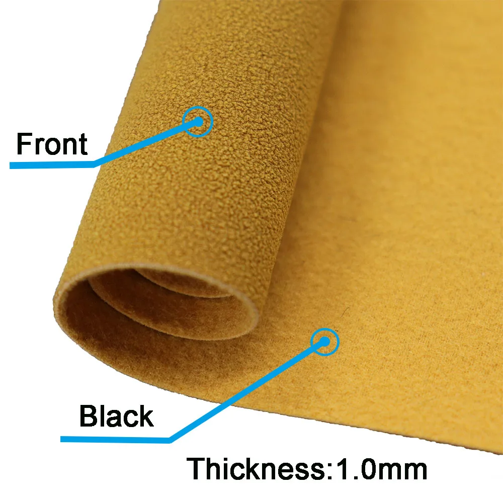 30x134cm Roll Plain Color Frosted Suede Sole Faux Syntetic Leather Fabric Material For Hair Bows Earring Handbags DIY KY008