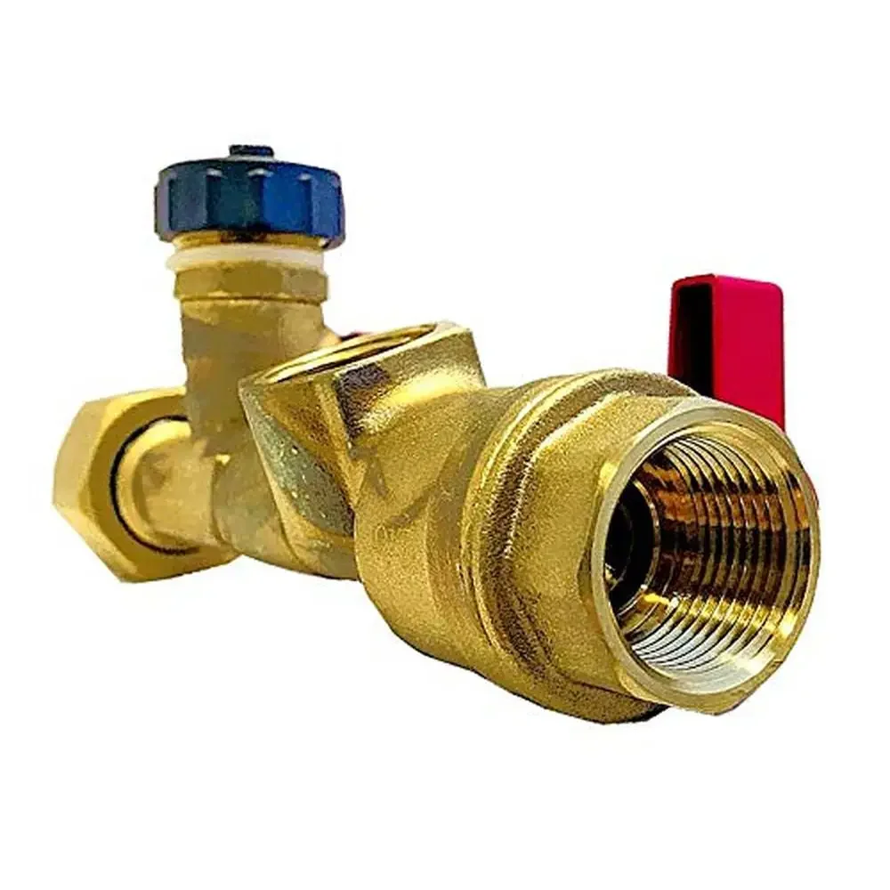 3/4 Inch Isolation Valve Kit Pressure Relief Valve Tankless Water Heater Heavy Duty Brass FNPT Connection Leak Tested Compact