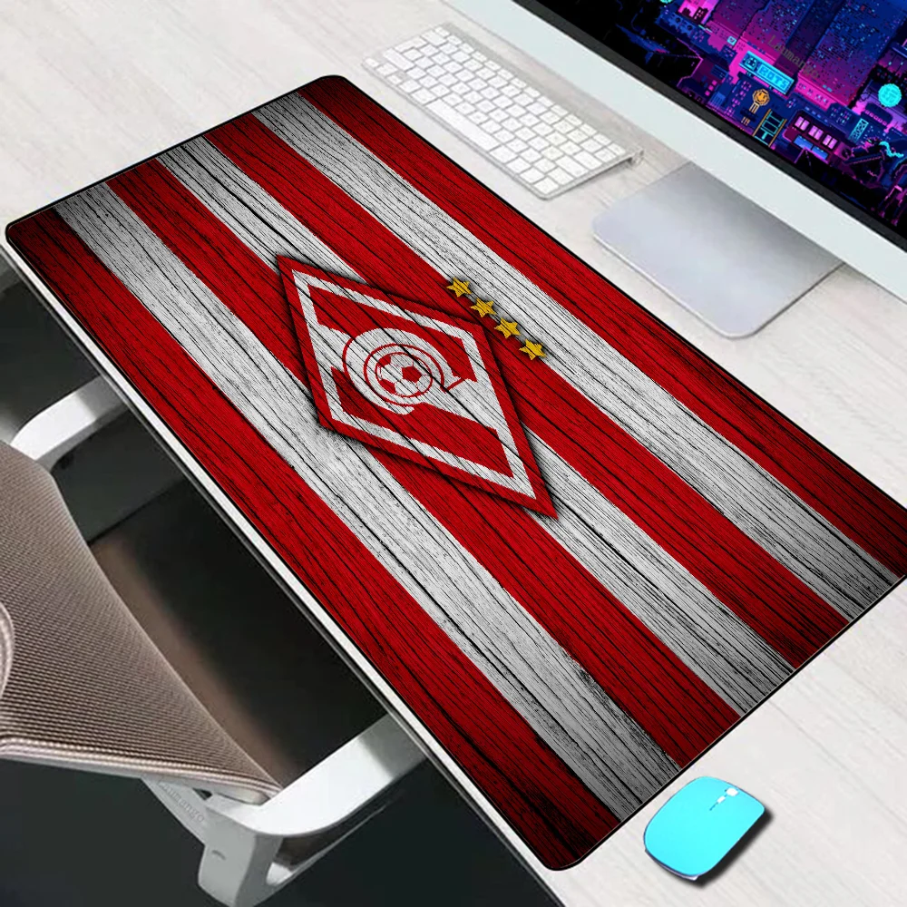 Spartak Large Mouse Pad Gaming Accessories Mouse Mat Keyboard Mat PC Gamer Desk Pad Silicone Computer Mousepad Laptop Mausepad
