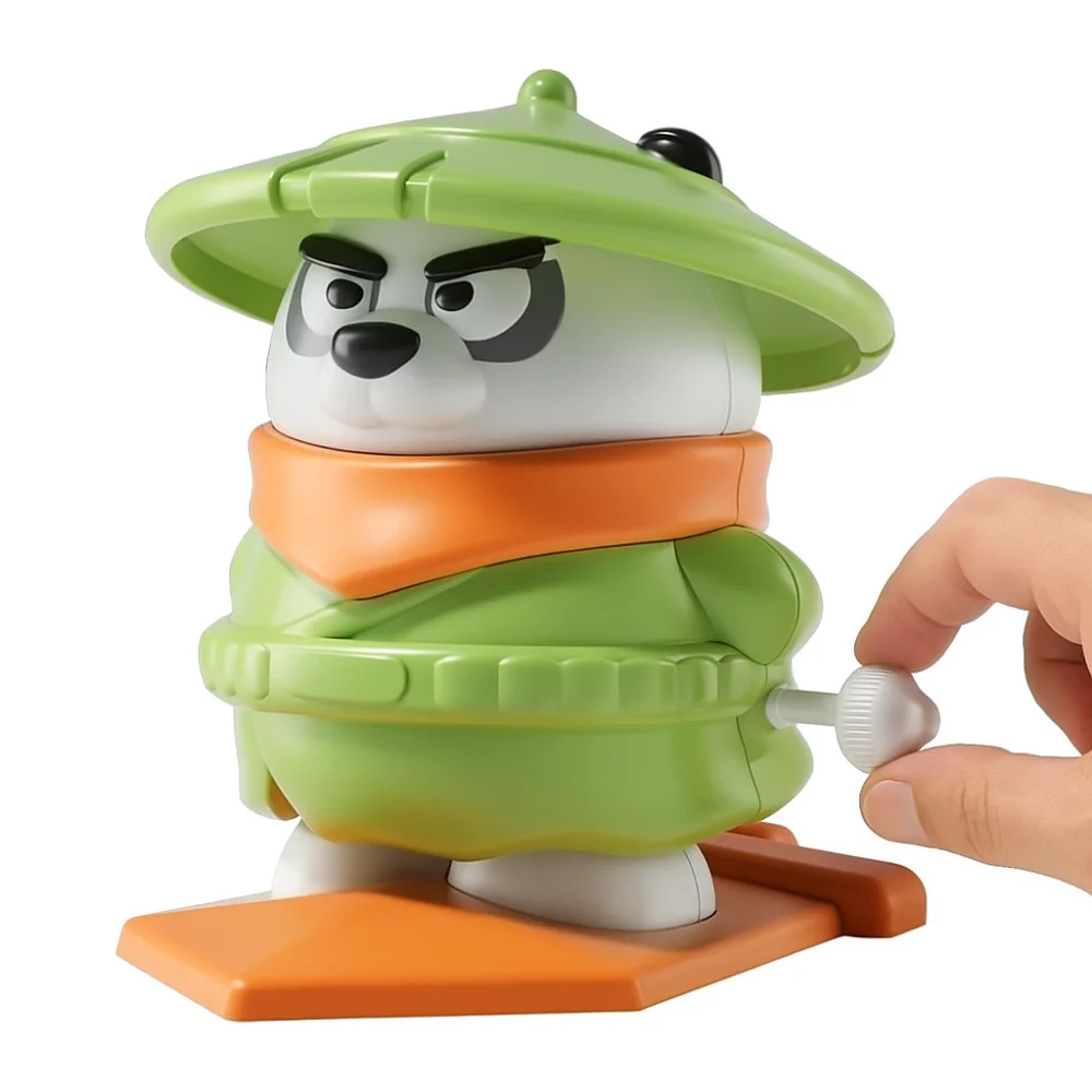 

Gift Panda-shaped Creative Wind-up Toy Cool Creative Coil Toy Educational Toy Desk Companion