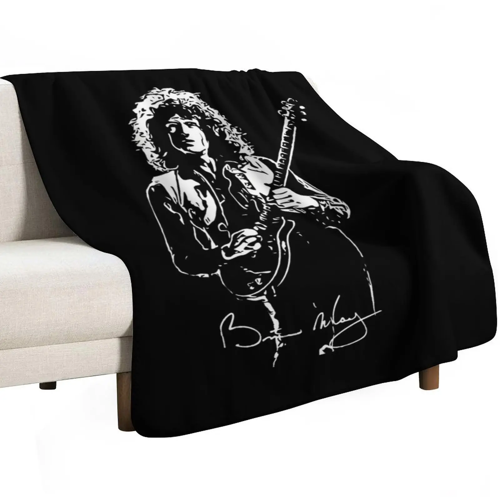 Brian May Throw Blanket Kid'S Furrys Sofas warm for winter Thermal Tourist Blankets