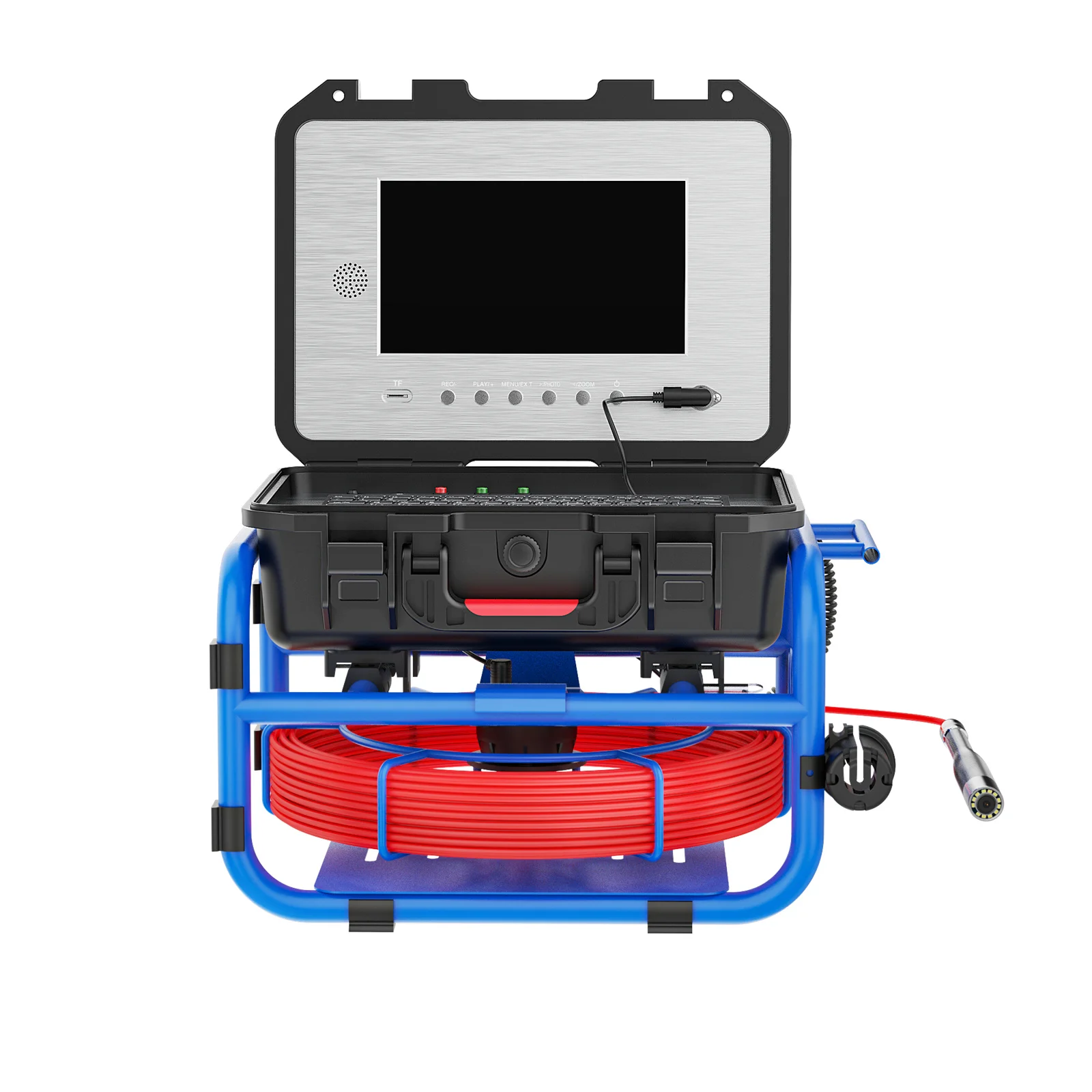 

50M Sewer Pipe 10 Inch IPS Screen 512Hz Locator Self-Leveling 5mm Cable Drain Endoscope