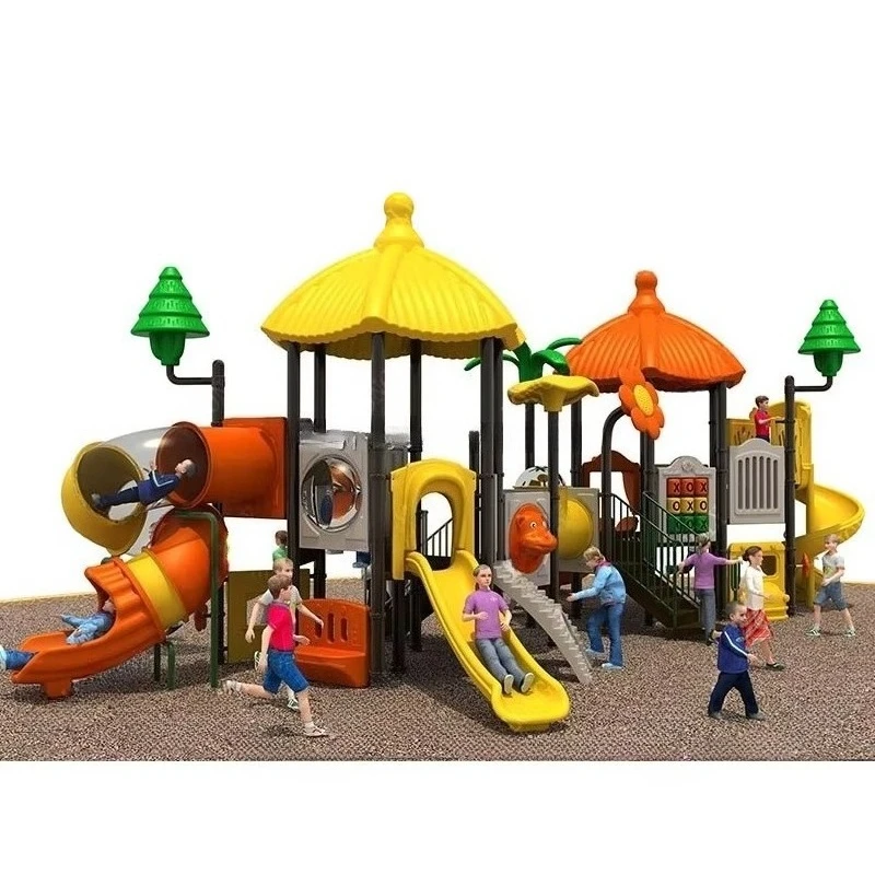 Outdoor Kids Amusement Playground Equipment Steel Daycare Education Trampoline Park Airport Residential Public Adventure Park