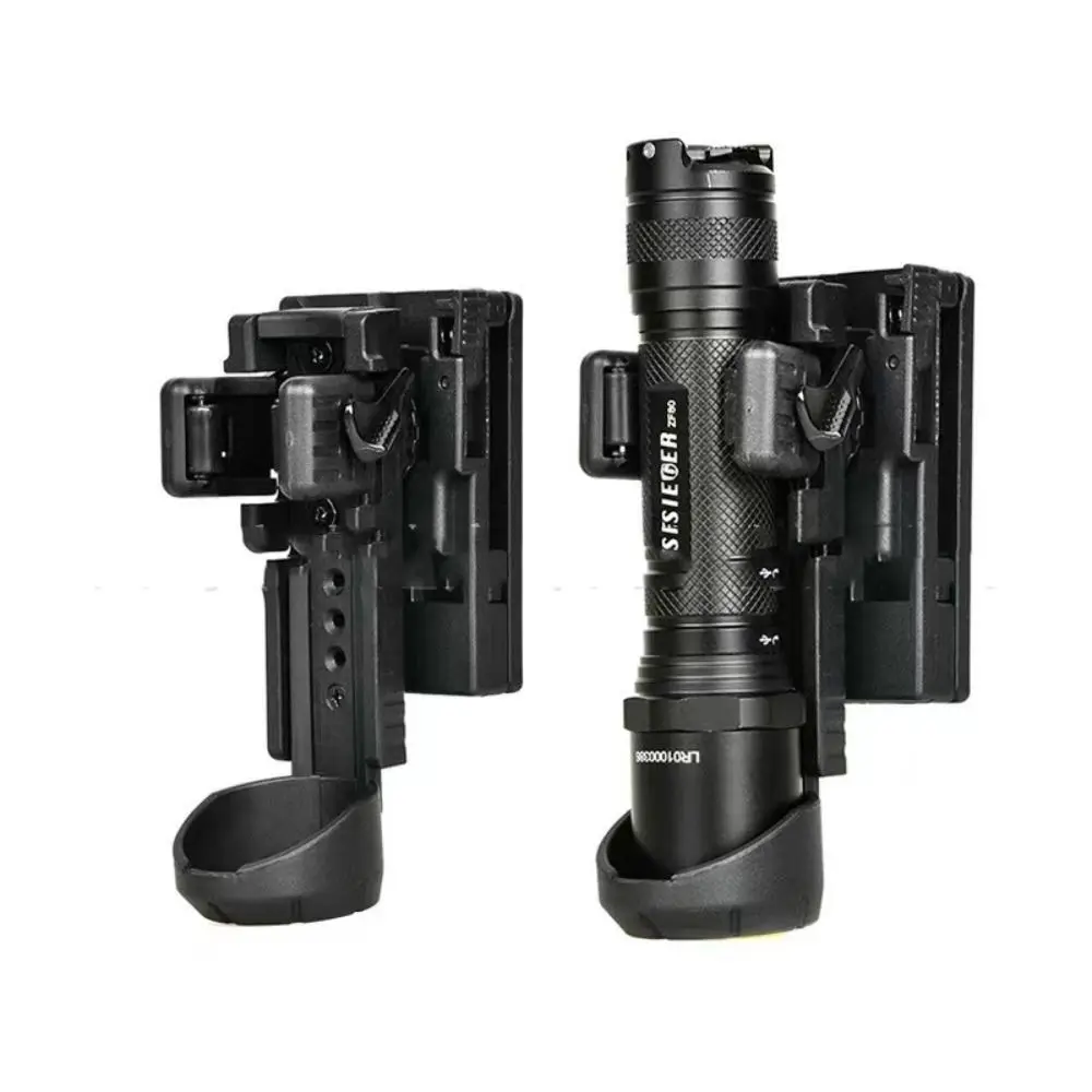 360° Rotating Rotating Flashlight Holder Quick Unplug Lightweight Flashlight Belt Holder Unbreakable Stable Flashlight Cover