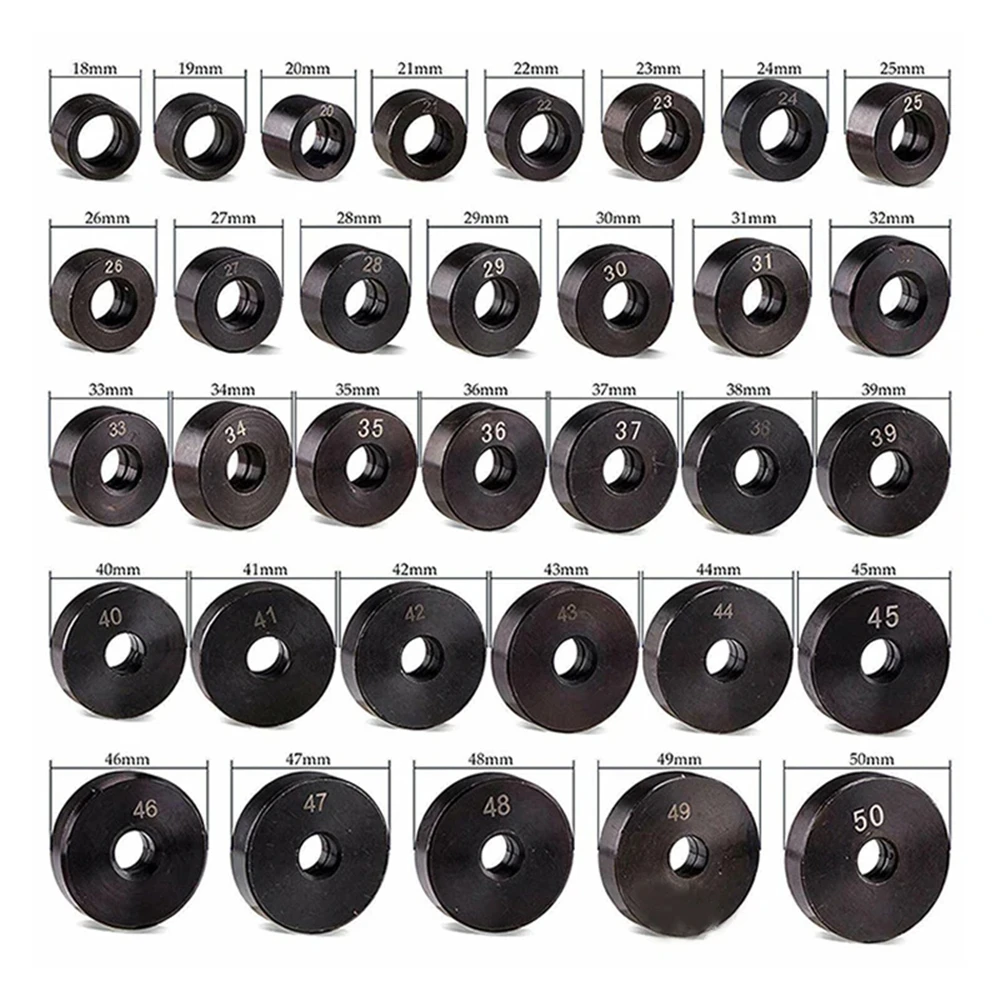 52pcs Custom Bushing Bearing Seal Driver Push Press Disc Tool Set 18-65mm 74mm Oil Seal Removal & Installation Repair Tools Kit