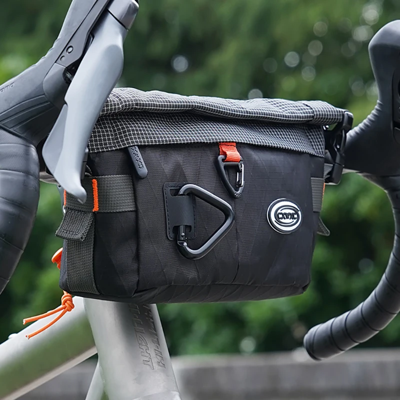 CXWXC 3L Multifunktionale Fahrrad-Lenkertasche, Fahrrad-Vorbautasche mit Vorder- und Rücköffnungen, Verstellbar, Wasserabweisend, Passend für die Meisten Fahrräder