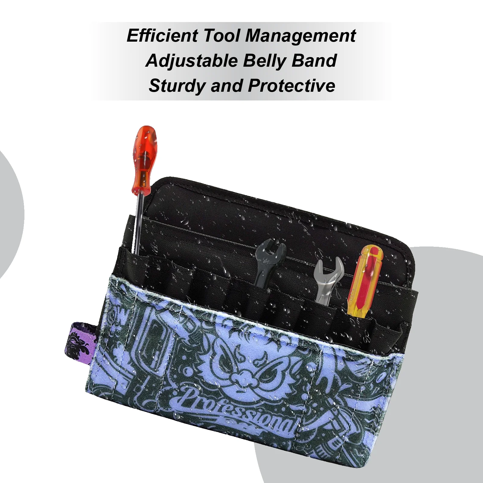 

Сумка-органайзер для инструментов 24.5x18x5см из оксфордской ткани с магнитным окном, для гаечных ключей, молотков, инструментов для кемпинга, карманная сумка для инструментов