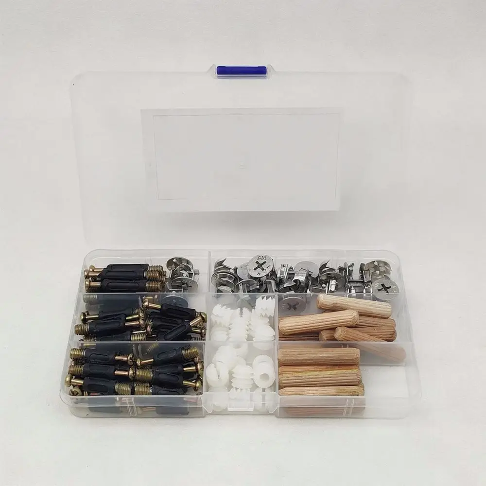 Furniture Hardware Cam Lock Nut Bolt Kit For Wooden Cabinet Drawer Desk Bed Connector Fixing Assembly Fittings