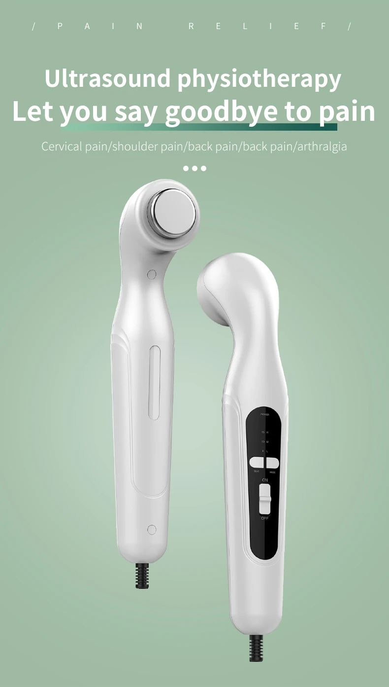 Dispositivo de ultrasonido terapéutico para fisioterapia, máquina de fisioterapia, alivio del dolor articular muscular, cuidado de la salud, masajeador corporal, uso doméstico