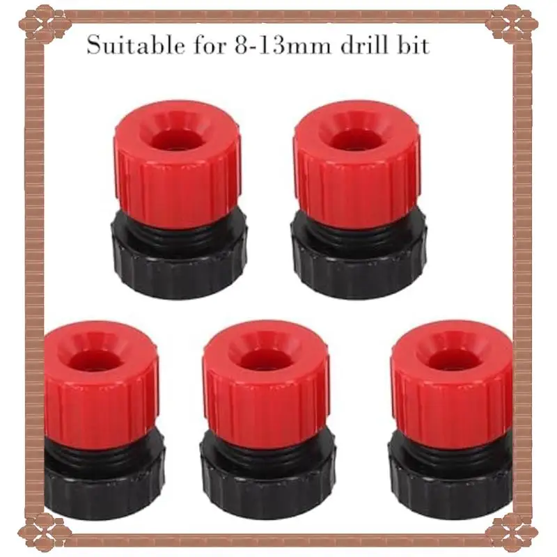 24-uurs levering kunststof boorgeleiderstopper 8-13 mm verstelbare boordiepte stopkraagset (5 stuks) voor houtbewerking doe-het-zelf-project