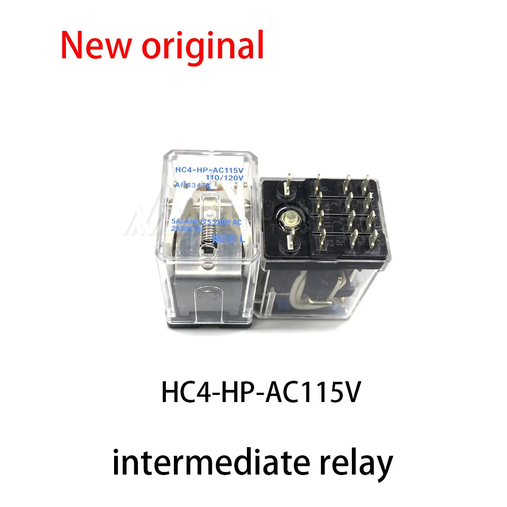 1pcs~5pcs New HC4-HP-AC115V Intermediate relay 14 pin
