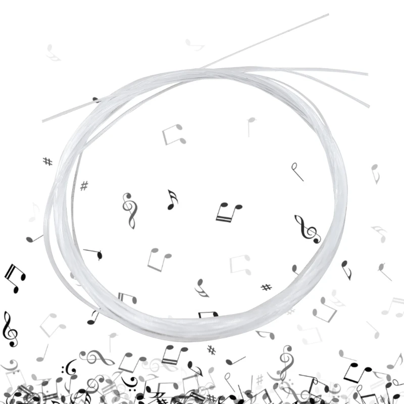 

4PCS Ukulele Carbon Strings Suitable For Strings Of 21 / 23 / 26in Ukulele For Soprano And Concert And Ukulele
