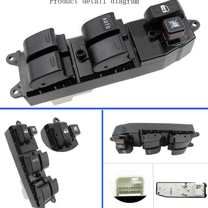 قطع غيار السيارات مجموعة مفاتيح التحكم في النافذة عالية الجودة لـ BYD F3 F3R G3 L3 مفتاح منظم النافذة F3-3746100