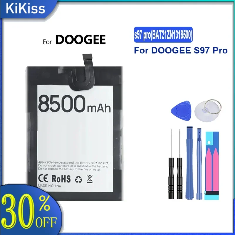 

Replacement Battery BAT21ZN1318500 8500mAh For DOOGEE S97 Pro Portable batteries