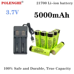 Portable Battery Powerbank 5000mah 3.7v High Capacity Lithium Ion Batteries Flat Head 18650 Wholesale Rechargeable Camping Parts