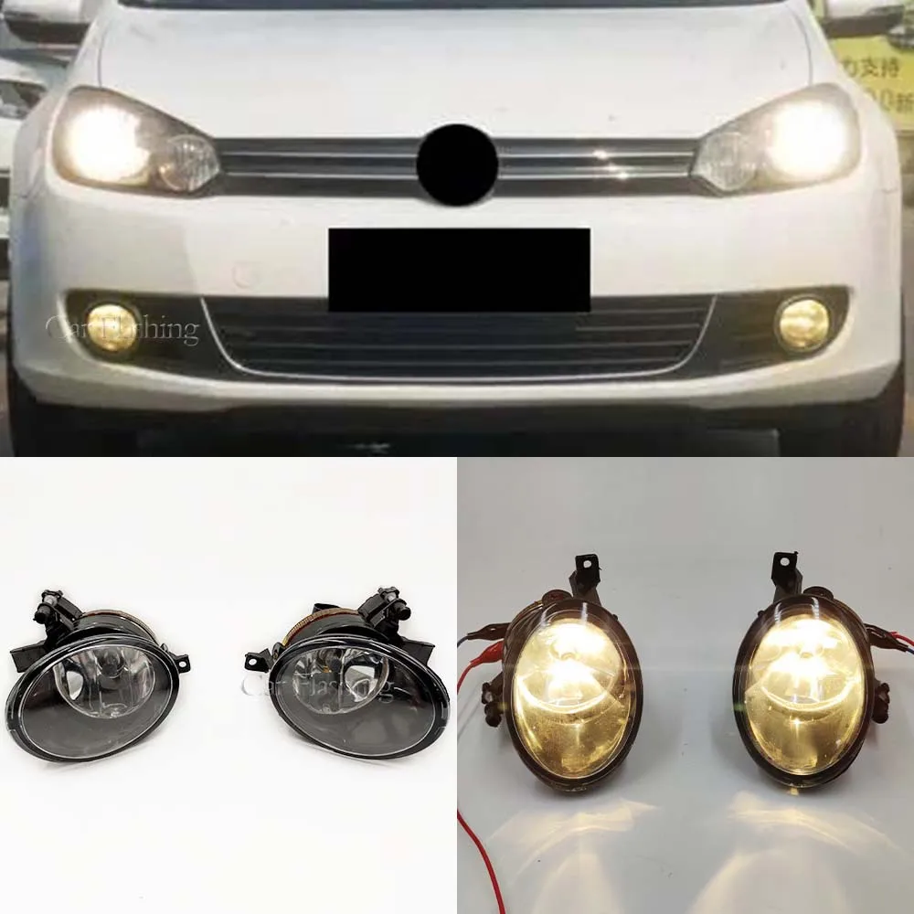 

For Volkswagen Golf 6 Sagitar Jetta fog lights MK6 Bora 13 Touran caddy front fog lights