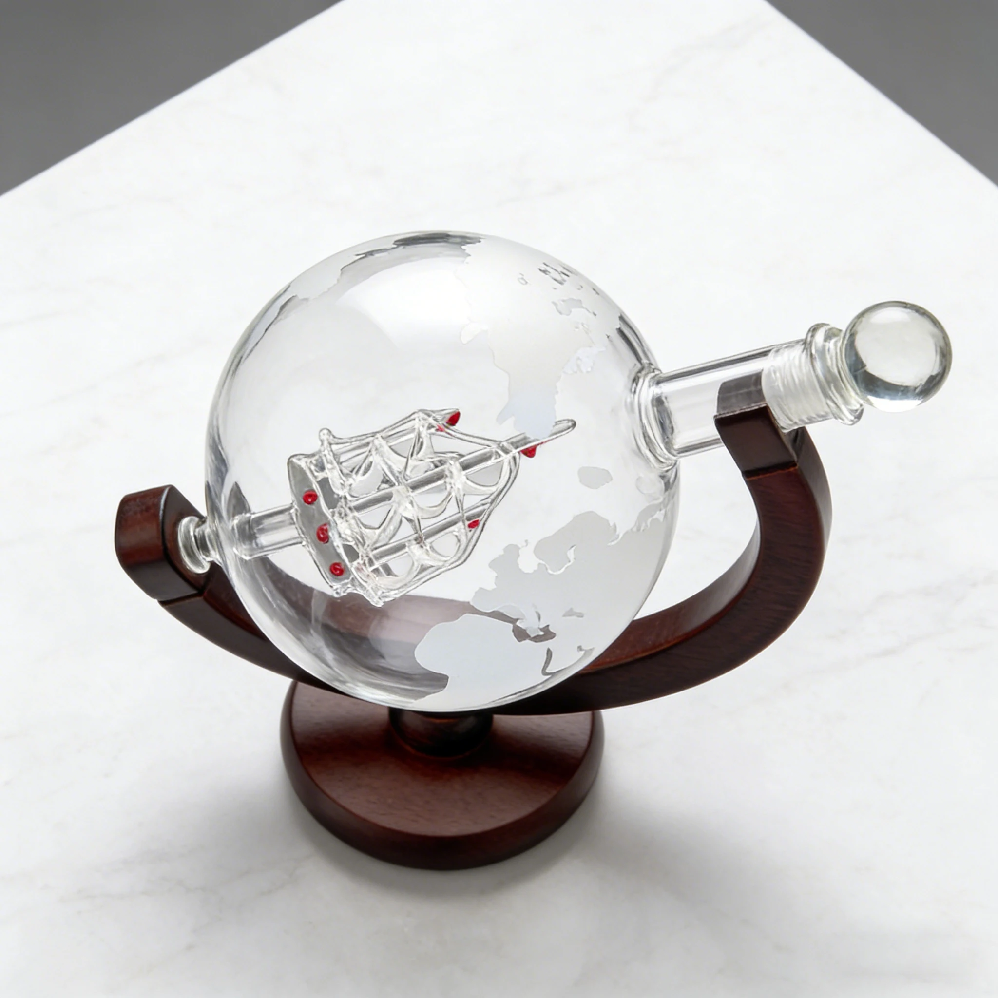 Decanter Globe Set - Whiskey Decanter Globe Set 2 Ball